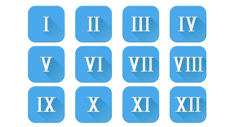 Римские Цифры: распечатать таблицу в отличном качестве > slotObzor.com