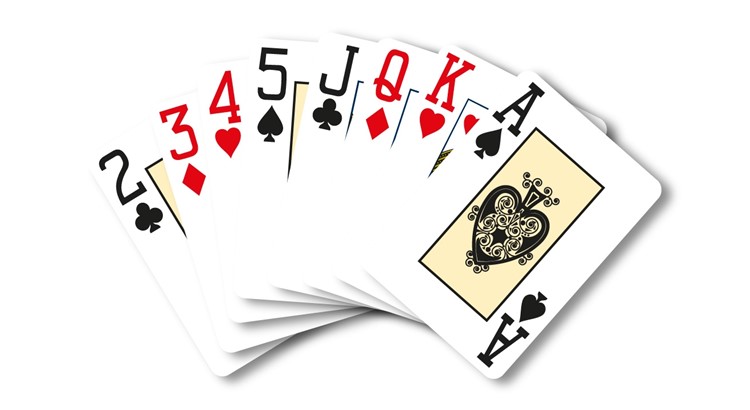 Размер игральных карт для Покера