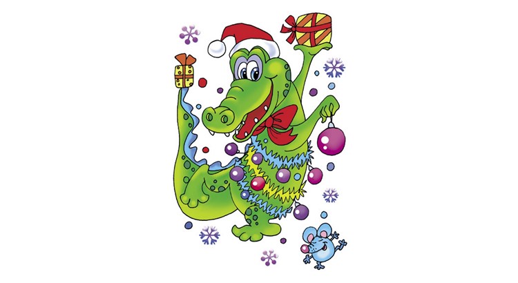 Слова для Новогоднего Крокодила для детей