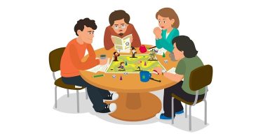Игры на бумаге для компании взрослых за столом