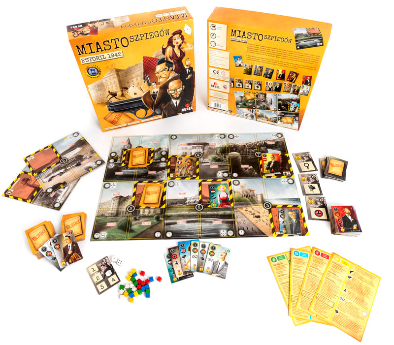 Настольная Игра "City of Spies: Estoril 1942": распечатай и играй