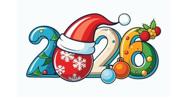 Большие Новогодние Цифры 2026