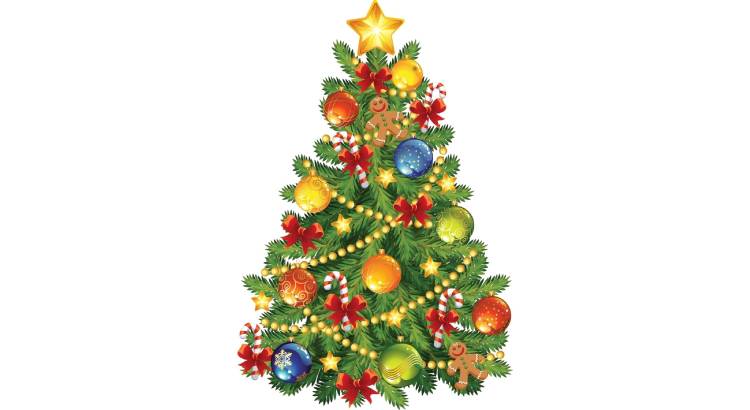 Большая Ёлочка на 4 листа