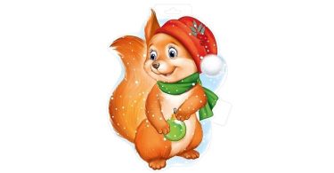 Большие Двусторонние Новогодние Картинки на окна